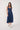 Dress To Denim Topstitching Sleeveless Midi Dress in Denim