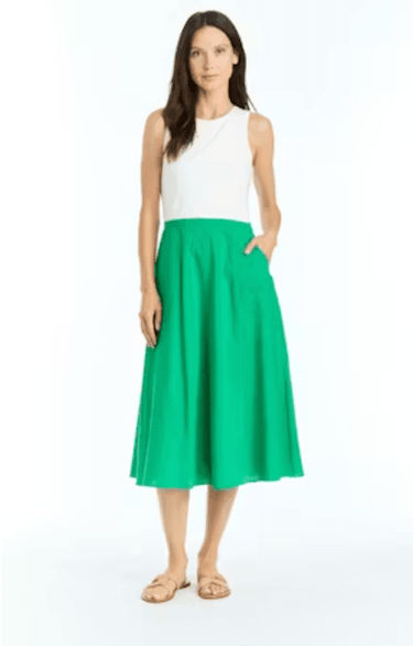 Drew Alaia Skirt in Emerald