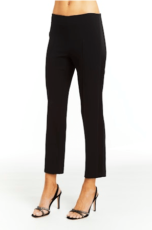Drew Isabella Satin Tux Pant in Black - Estilo Boutique