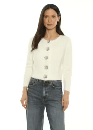 Drew Jaxie Cardigan in Ivory