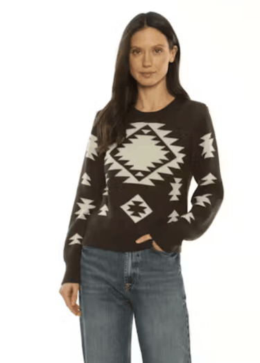 Drew Malia Sweater in Chocolate