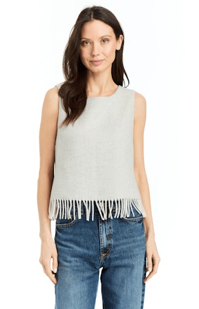 Drew Mandi Top in Pearl
