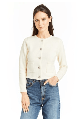 Drew Marielle Cardigan in Ivory - Estilo Boutique