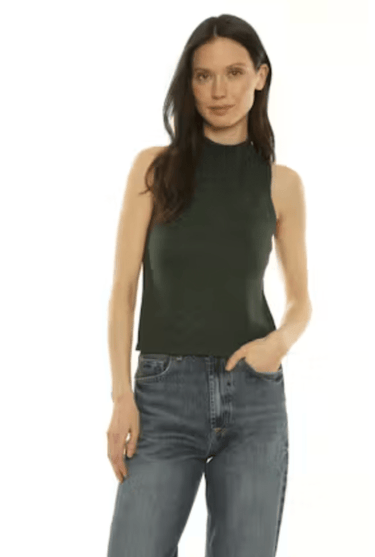 Drew Nixie Top in Forest