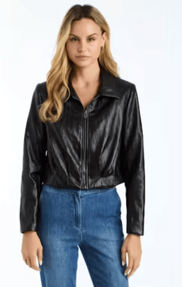 Drew Patty Jacket in Black
