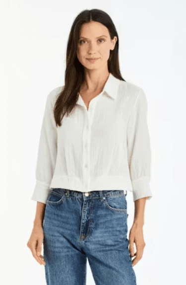 Drew Tamie Top in Ivory