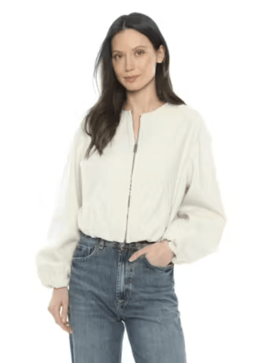 Drew Violette Jacket in Ivory
