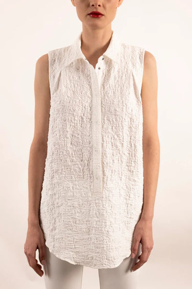 Elaine Kim Yucca Shirt in White - Estilo Boutique