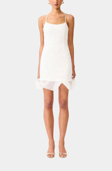 Elliatt Alexandra Strap Mini Dress in White