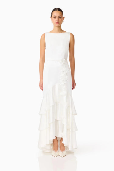 Elliatt Erielle Tiered Gown in White
