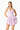 Elliatt Saphine Frill Mini Dress in Pink