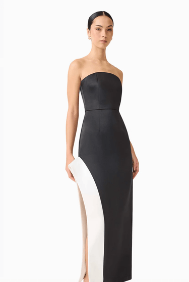 Elliatt Sydney Asymmetrical Gown in Black