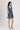 En Saison Robin Mini Dress in Midnight Teal - Estilo Boutique