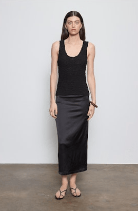 Enza Costa Dimension Tank in Black