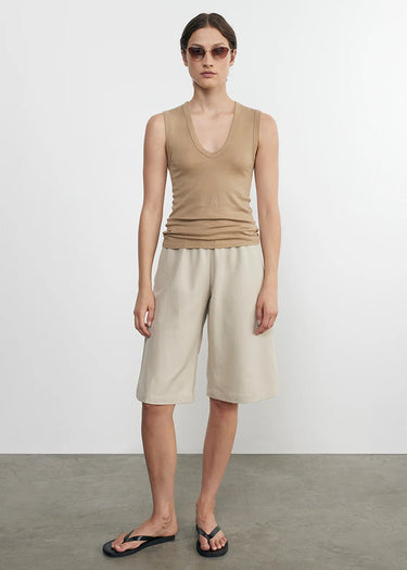 Enza Costa Supima Cotton Essential Sleeveless U Tank - Estilo Boutique