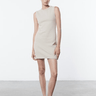 Enza Costa Textured Jacquard Sleeveless Dress in Raffia - Estilo Boutique