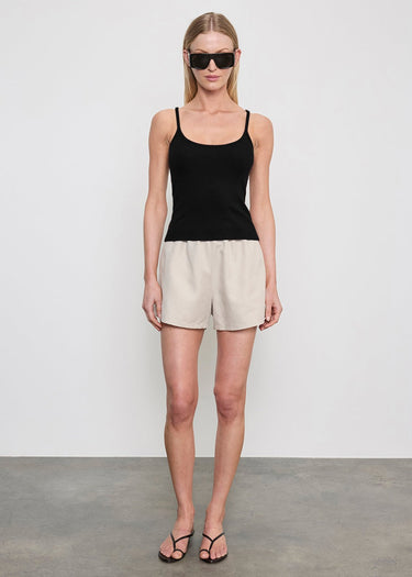 Enza Costa Twill All Day Short in Fog