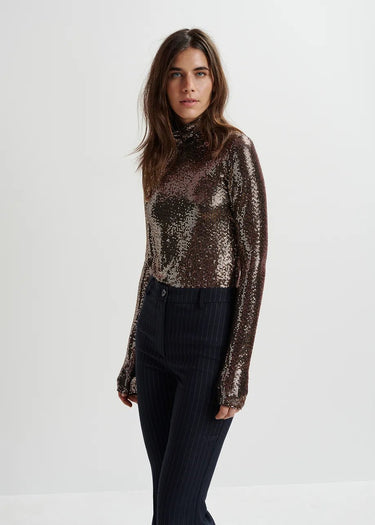 Essentiel Antwerp Turtleneck in Gold - Estilo Boutique