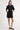Modern Citizen Fallon Organic Cotton T-Shirt Wrap Dress in Black