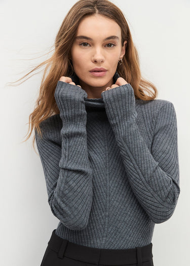 Favorite Daughter The Be Your Girl Top in Charcoal