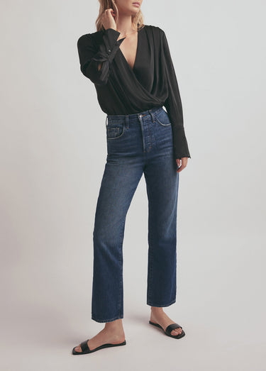 Favorite Daughter The Date Blouse in Black
