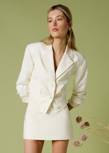Favorite Daughter The Farrah Skort in Cream