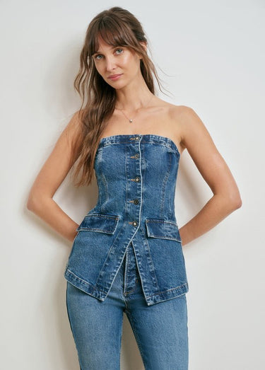Favorite Daughter The Phoebe Bustier Top in Reston