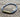 Flint Beaded Single Bracelet: Brass Snake / Large