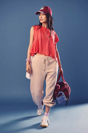 FP Movement My Time Layer Tee in Hibiscus - Estilo Boutique