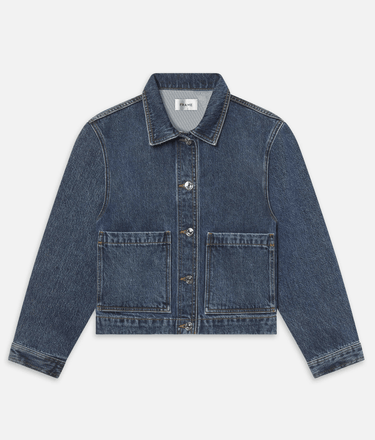 Frame Patch Pocket Jacket in Noble - Estilo Boutique