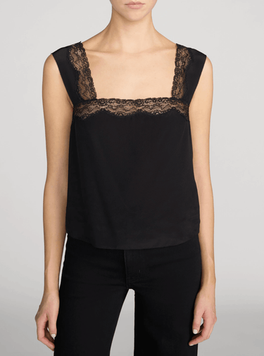 Frame The Chandelier Cami in Black