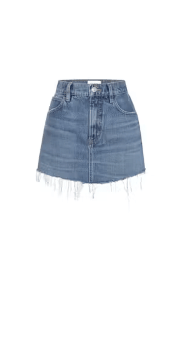 Frame The Mini Skirt in Rosalie