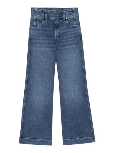 Frame The Seamed Wide Trouser Crop in Charity