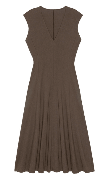 Frame The Studio Dress in Mocha