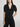 Frame The Velvet Trim Sailor Blouse in Black