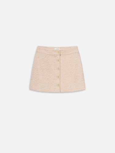 Frame Tweed Mini Skirt in Azalea Multi - Estilo Boutique