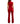 Free People Crvy Ring The Alarm Corduroy One Piece in Haute Red - Estilo Boutique