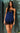Generation Love Alisa Lace Hammered Satin Cami in French Navy Black