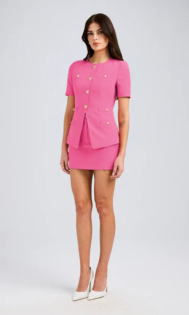 Generation Love Reyes Crepe Jacket in Cherry Blossom - Estilo Boutique