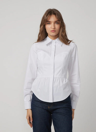 Gilner Farrar Haven Shirt in White