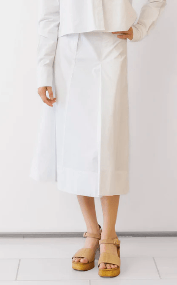 Gilner Farrar Kyra Skirt in White - Estilo Boutique