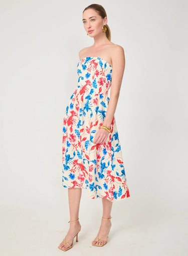 Gilner Farrar Luanna Dress in Lobster Print