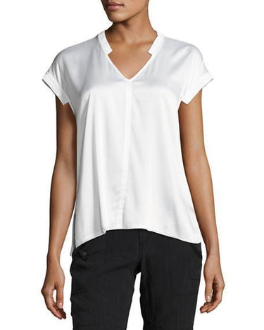 Go Silk Go Anytime Tee in White - Estilo Boutique
