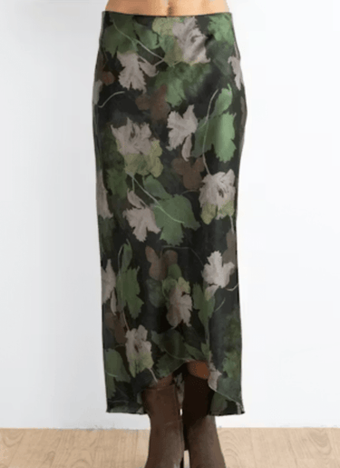 Go Silk Go Slope Skirt Print in Field Floral