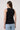 Goldie Tee Celeste Organic Micro Rib Shell in Black