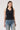 Goldie Tee Celeste Organic Micro Rib Shell in Black