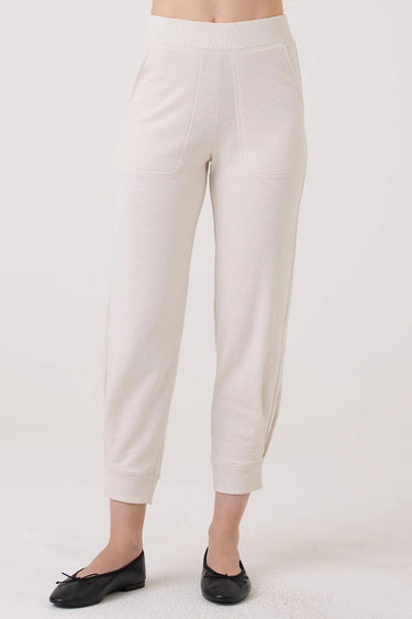Goldie Tee Endless Weekend Jogger in White Sand