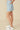 Hayden Girl Frayed Seam Detailed Denim Skirt in Light Denim