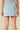 Hayden Girl Frayed Seam Detailed Denim Skirt in Light Denim