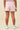 Hayden Girls Bow Embroidered French Terry Boxer Shorts in Mauve